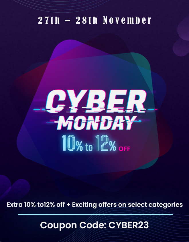 Cyber Monday Sale
